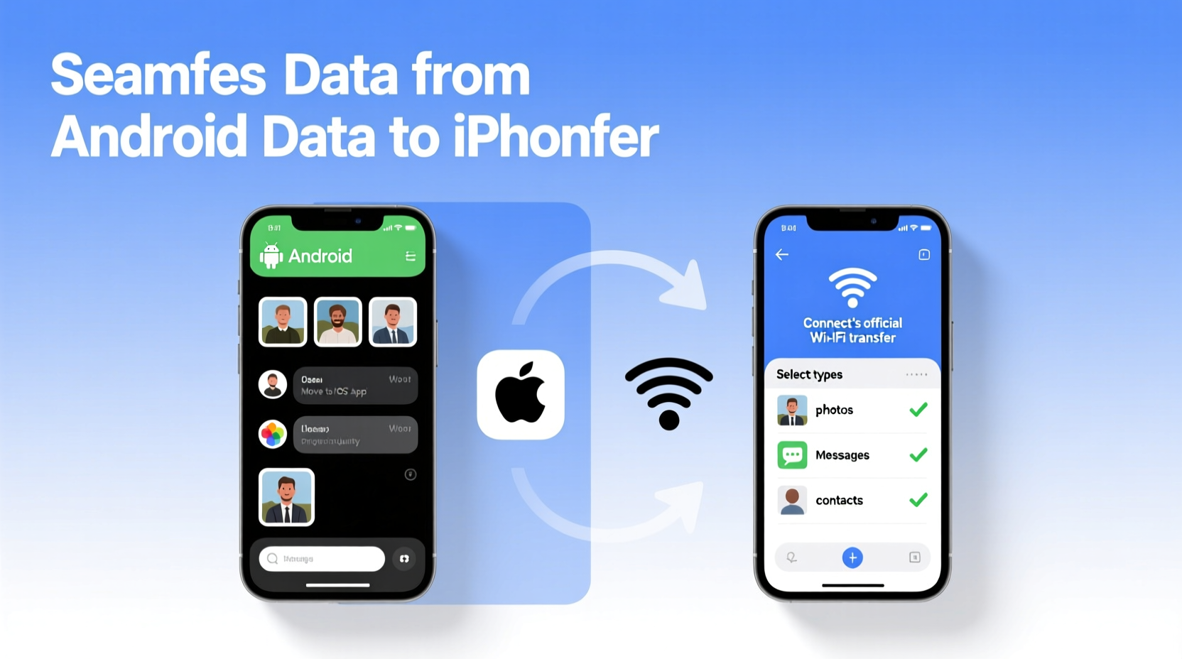 how to transfer data from android to iphone seamlessly without losing photos or messages