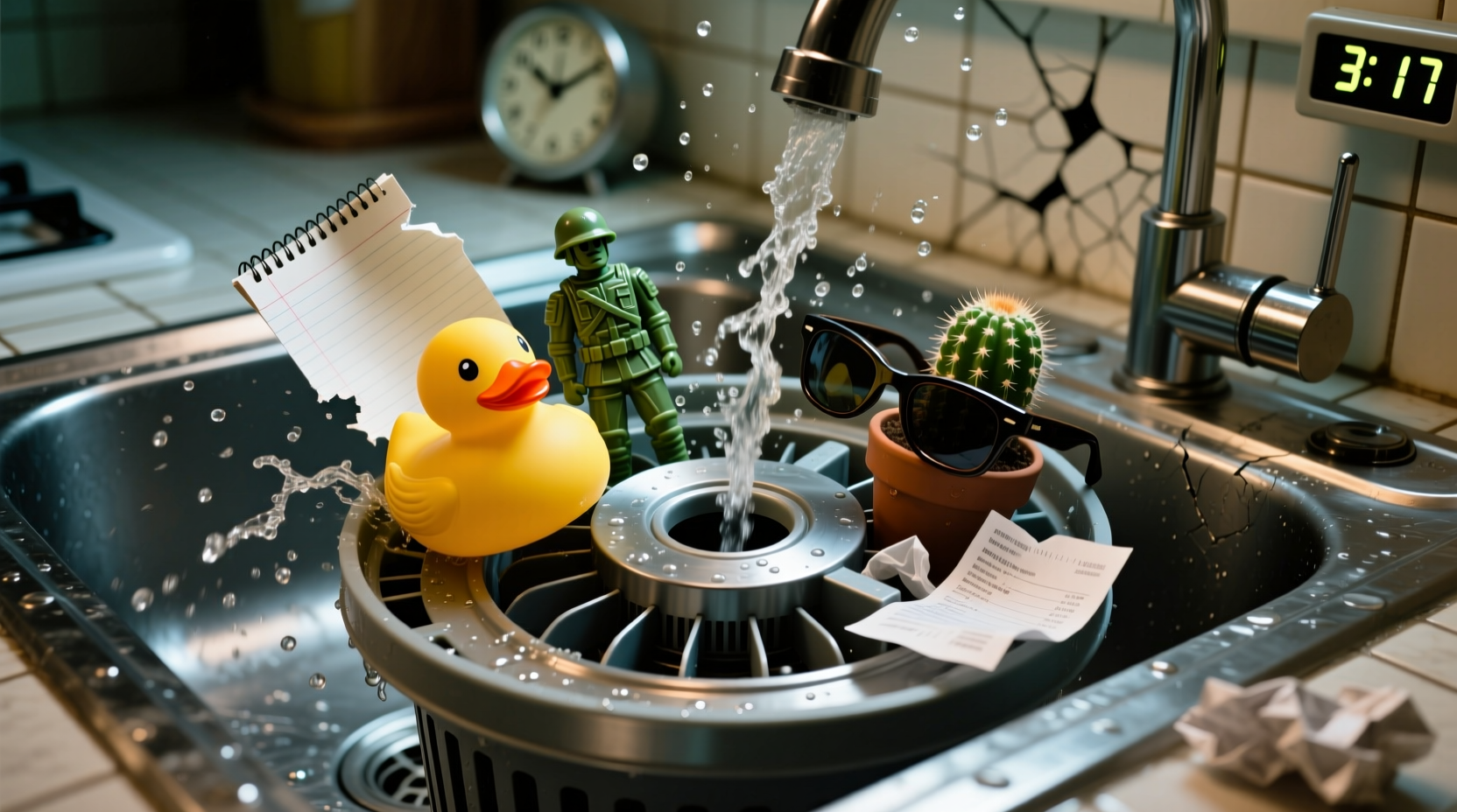 unexpected items to clean garbage disposal