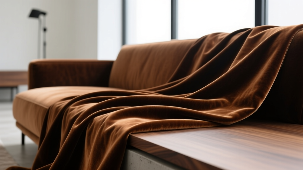Brown Velvet Upholstery Fabric: Luxury, Innovation & Sourcing Guide