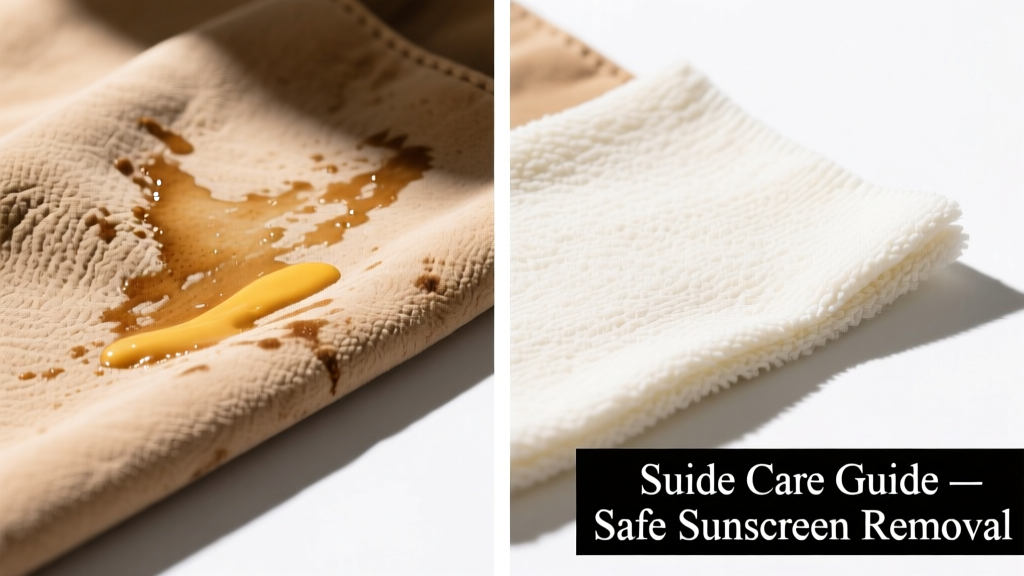 How to Remove Sunscreen from Suede Safely