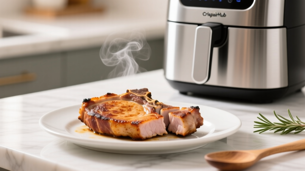 Perfect Pork Chops in Power AirFryer XL: Crispy & Juicy