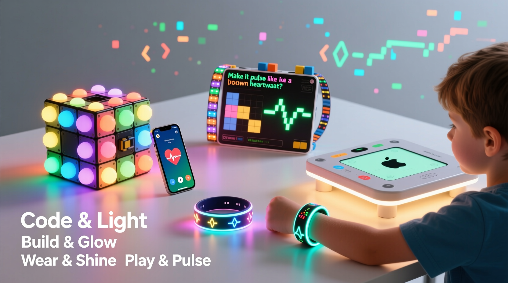 top tech gifts for kids who love building and coding their own light displays