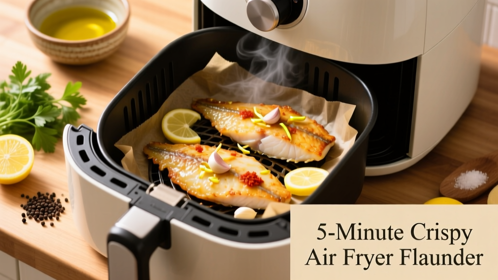 Crispy Air Fryer Flounder Recipe (5-Min Prep!)