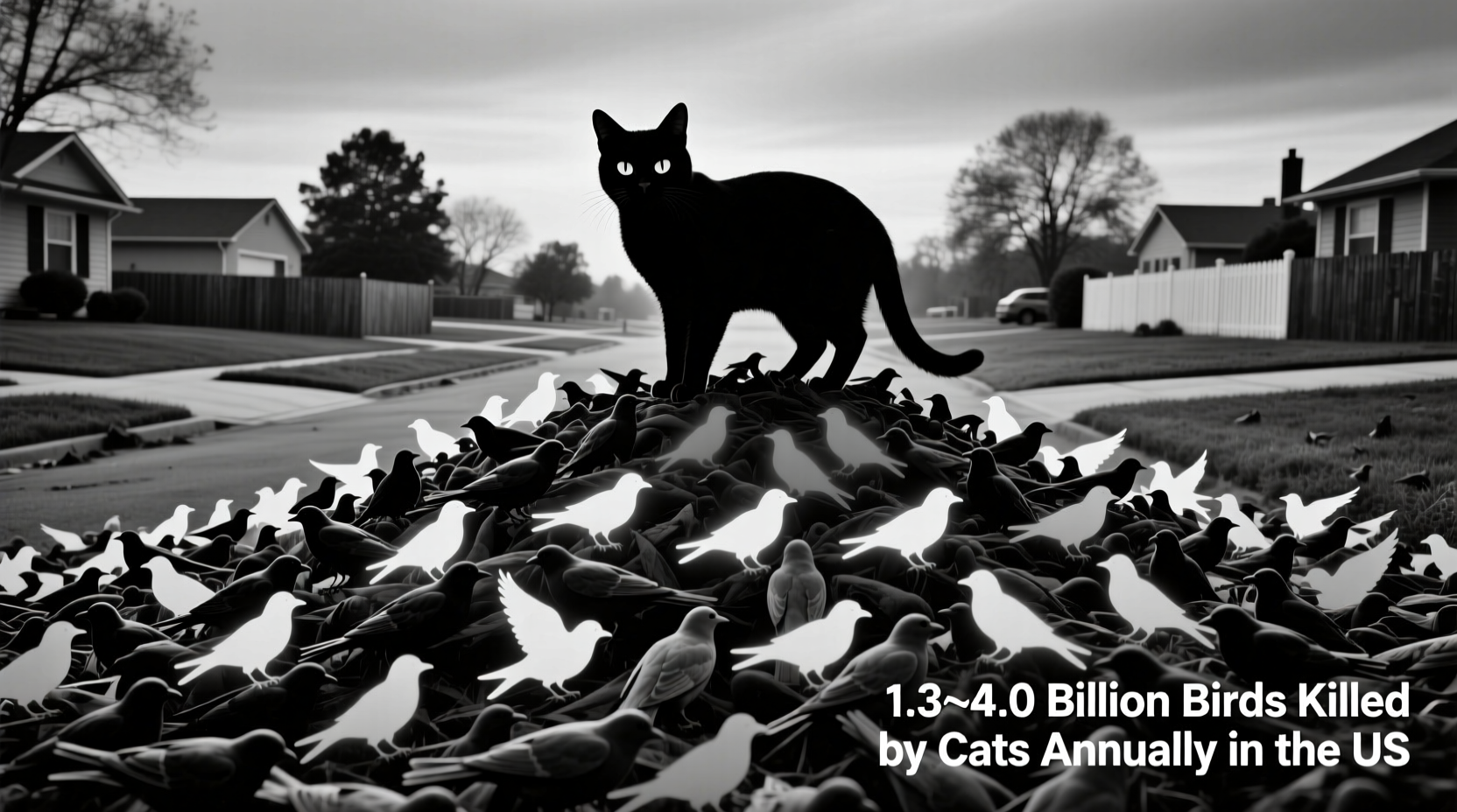 how many birds are killed by cats