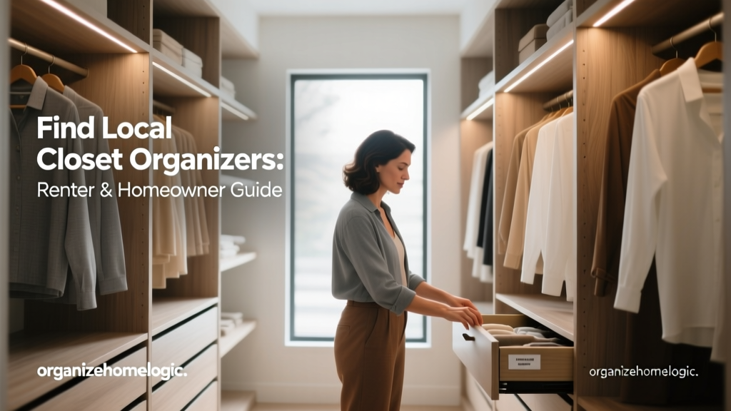 Find Local Closet Organizers: Renter & Homeowner Guide