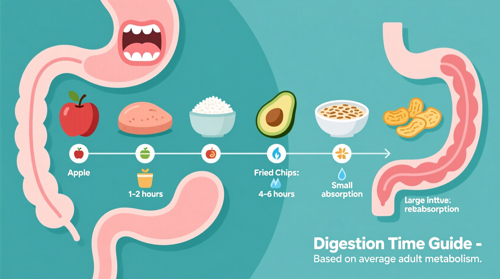how long do foods take to digest