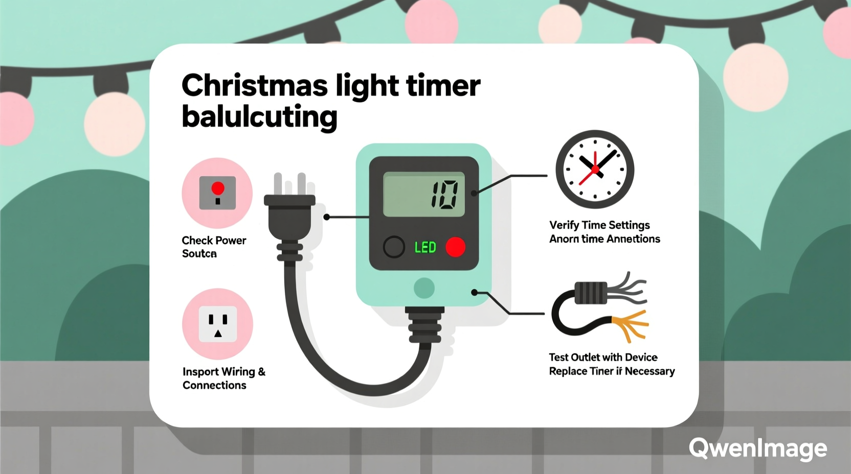 outdoor christmas light timer not working troubleshooting common issues