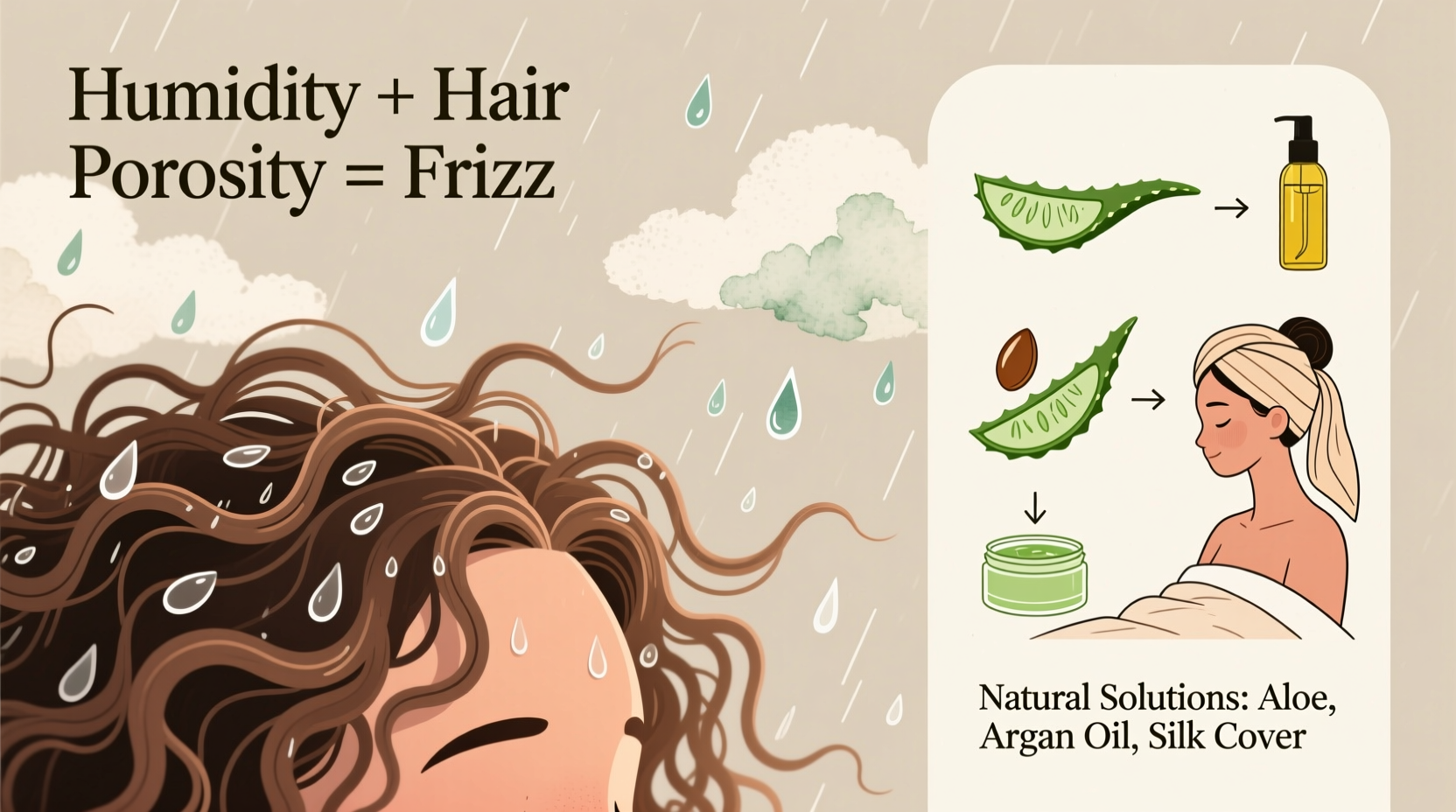 why does my hair frizz more on humid days and how to stop it naturally