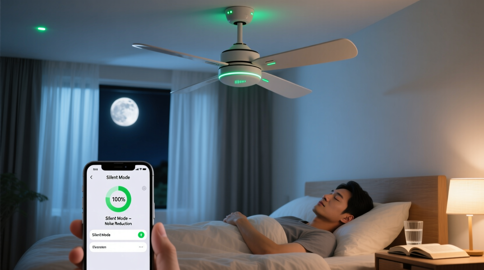 silent mode for ceiling fans how to reduce nighttime noise