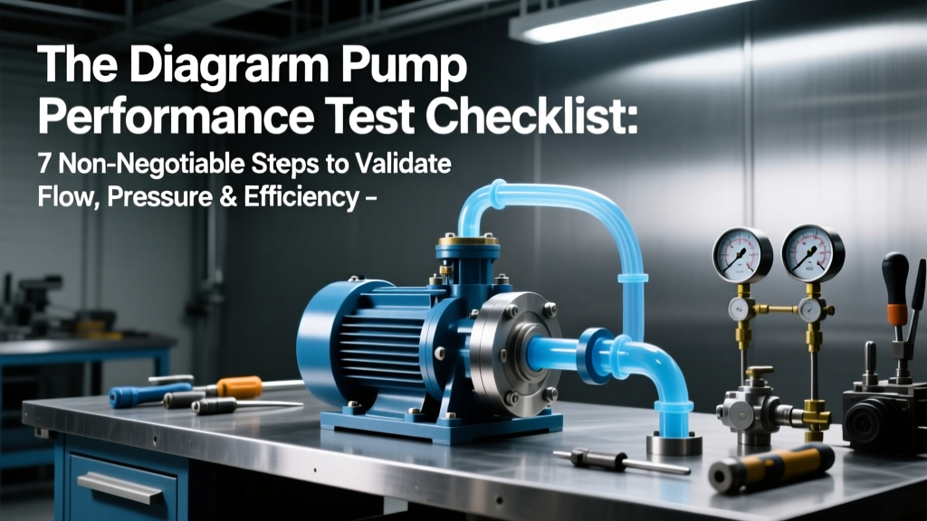 Diaphragm Pump Performance Test Checklist