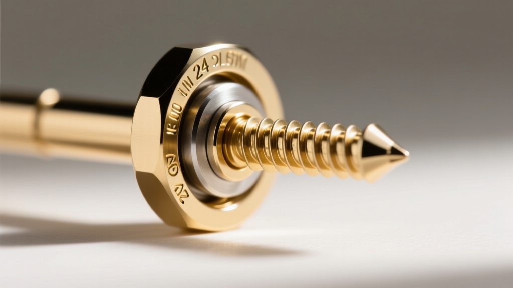 Macro view of a screw-back clutch fastened onto an ultra-thin 24-gauge white gold post, demonstrating specialized jewelry hardware.