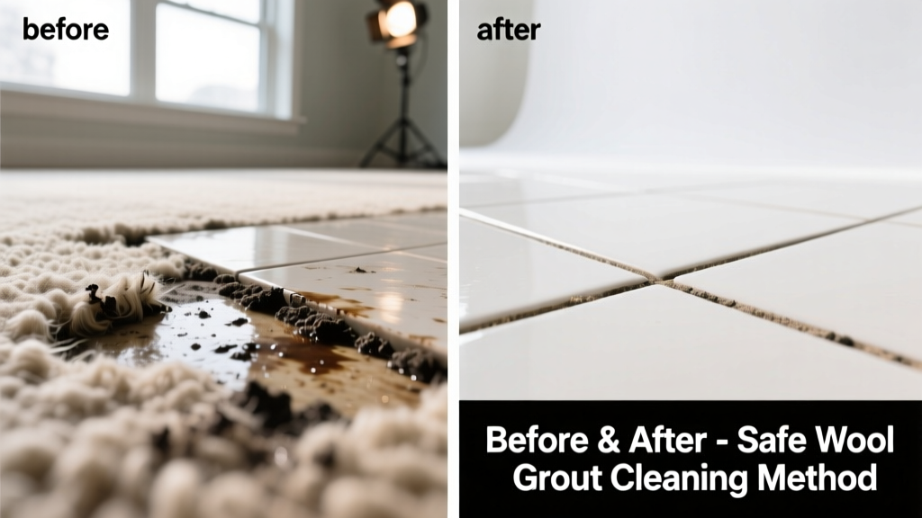How to Remove Tile Grout Stain from Wool Safely