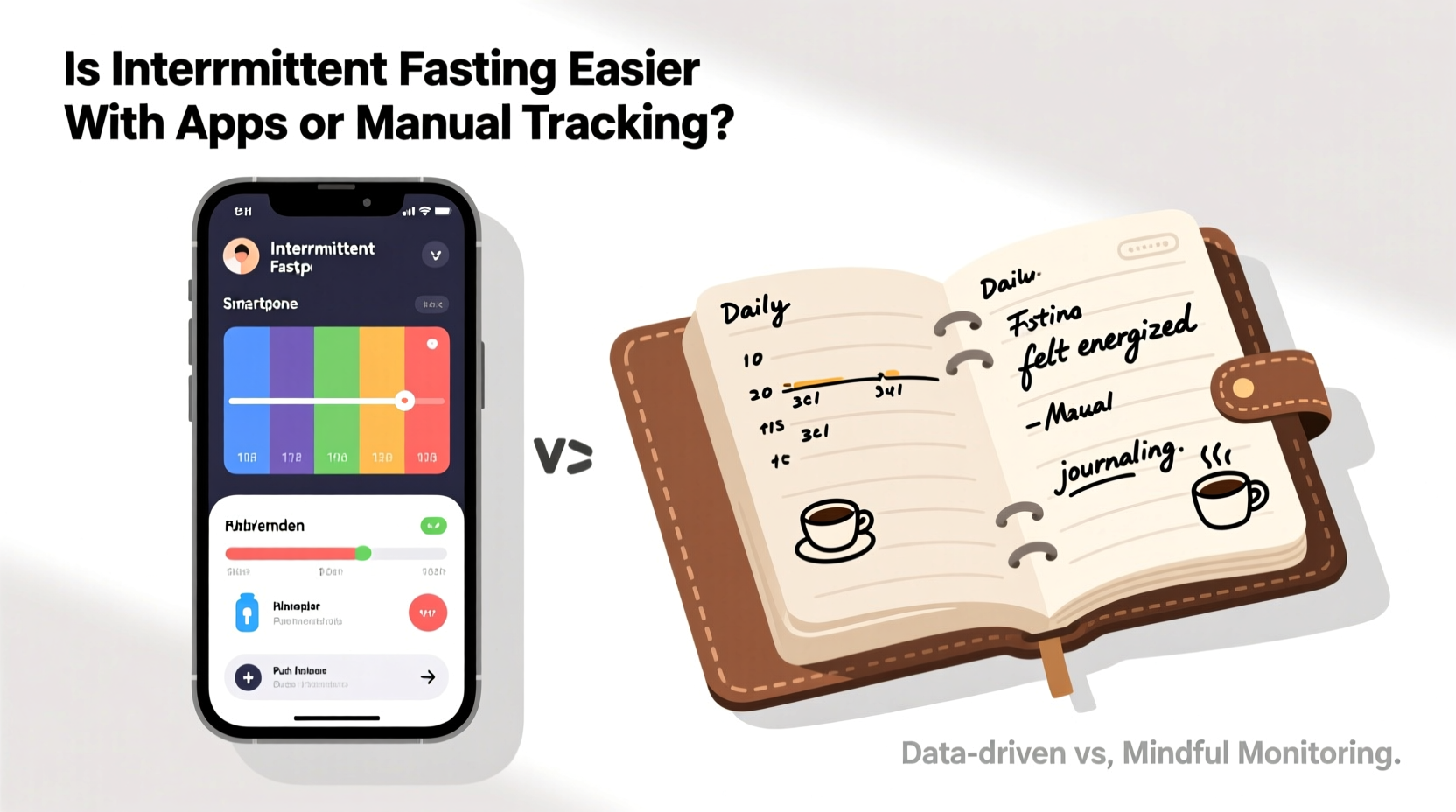 is intermittent fasting easier with apps or can you just track manually