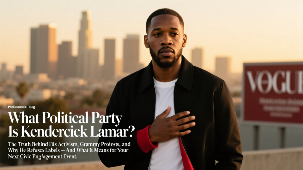 Kendrick Lamar Political Party: Truth Behind His Activism