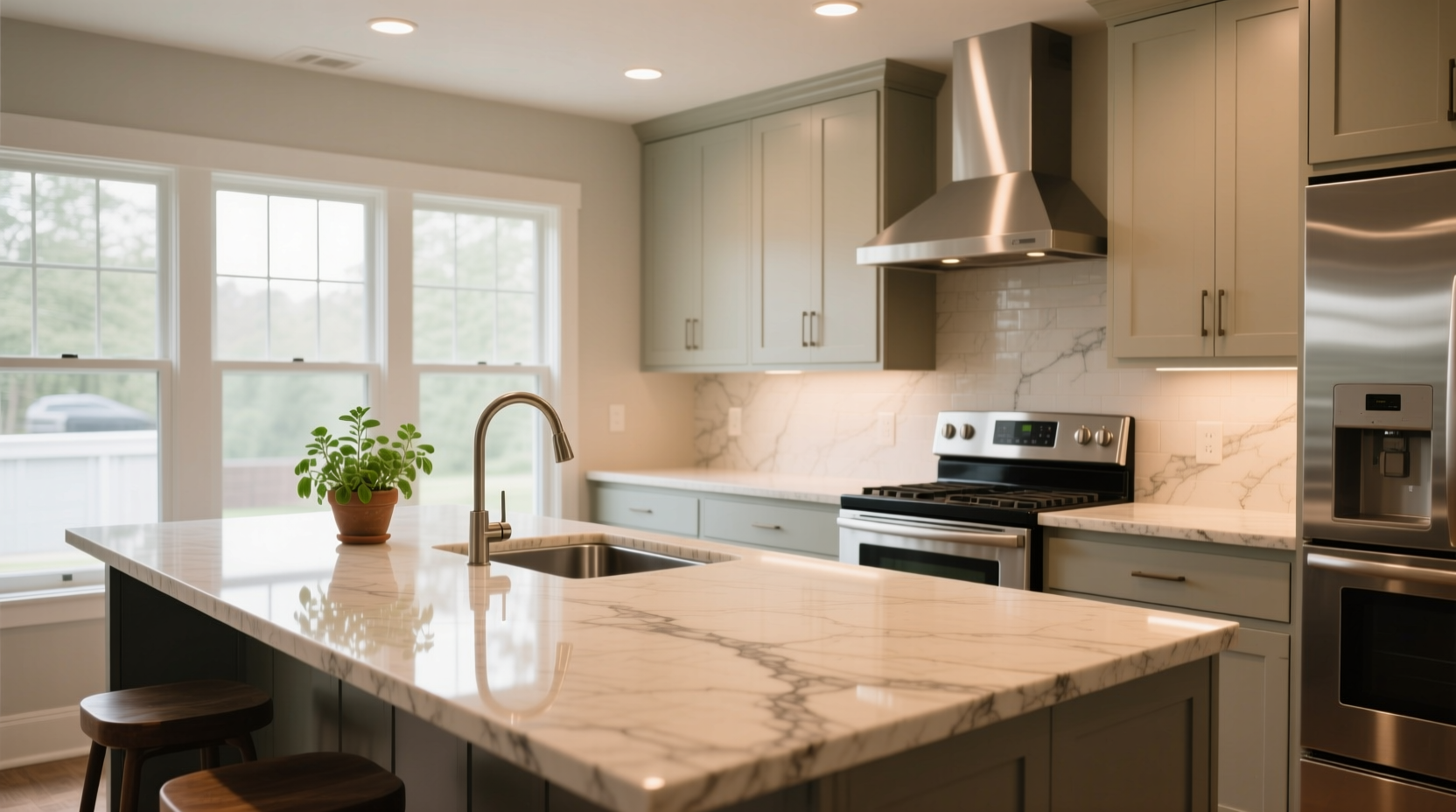 how to update old kitchen countertops