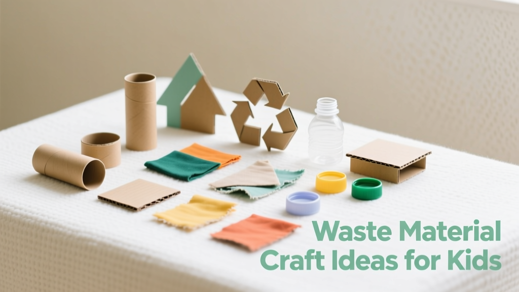 12 Safe, Educational Waste Material Craft Ideas for Kids Aged 3–10
