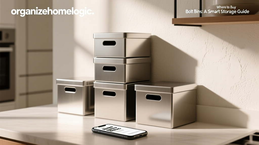 Where to Buy Bolt Bins: A Smart Storage Guide