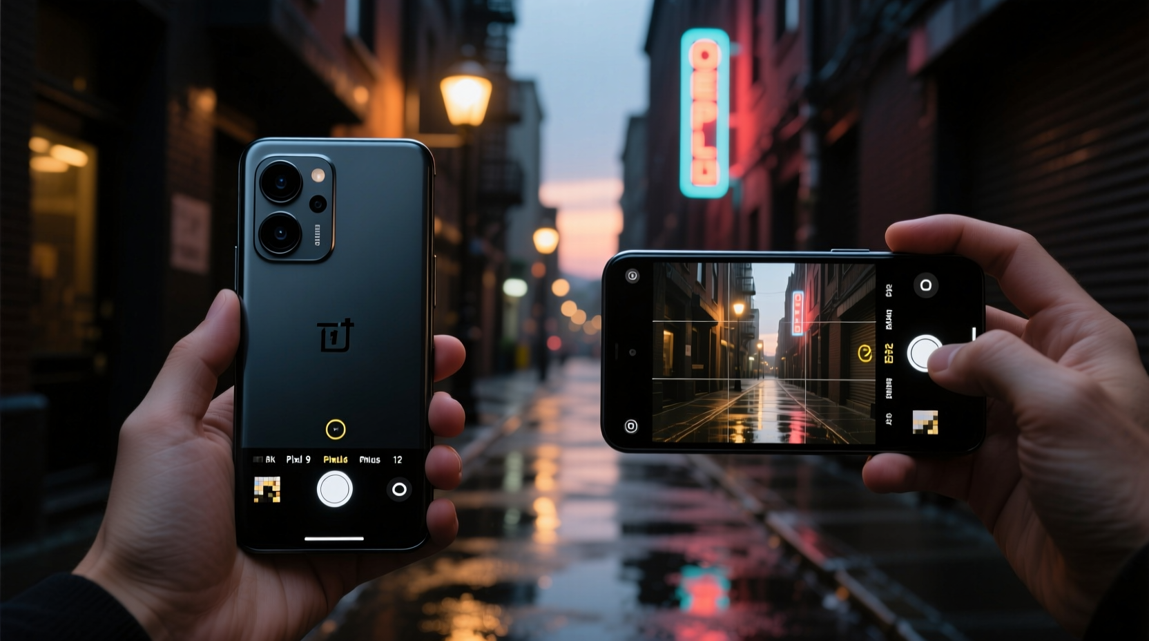 pixel 9 vs oneplus 12 which camera handles low light better realistically