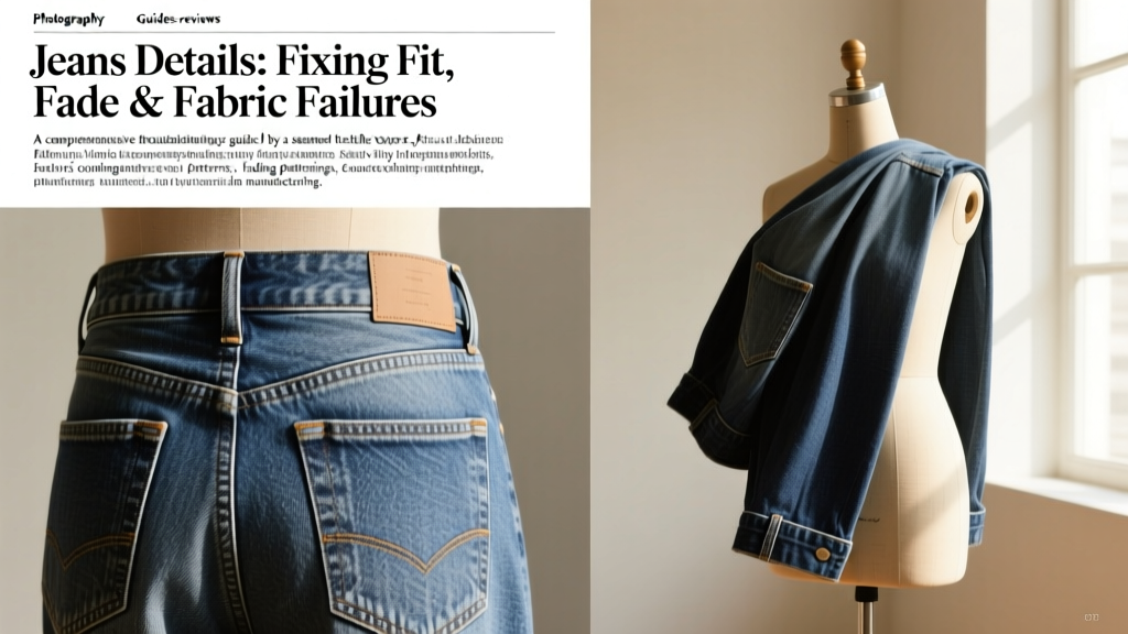 Jeans Details: Fixing Fit, Fade & Fabric Failures