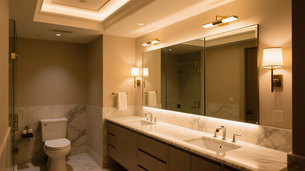 Powder Room Lighting: The 3-Fixture Flattering Rule