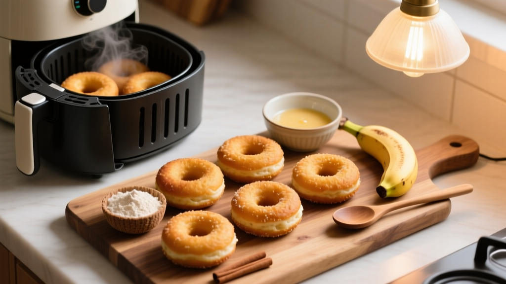 Air Fryer Banana Donuts: Crispy, Healthy & Foolproof