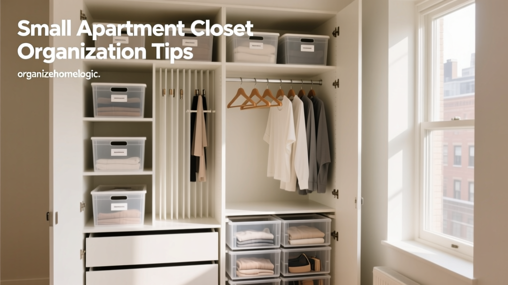 Small Apartment Closet Organization Tips