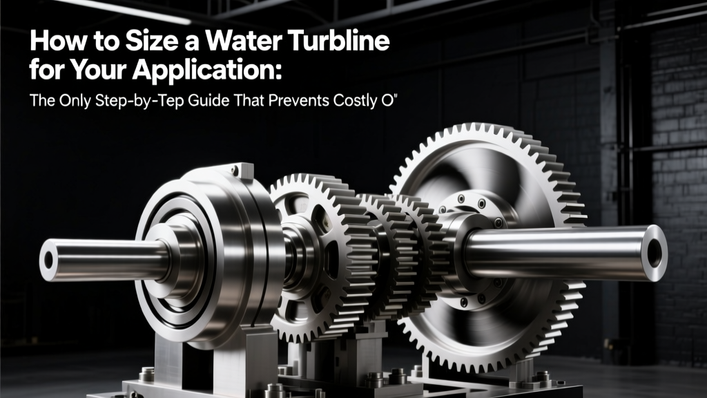 Water Turbine Sizing Guide: Avoid Costly Oversizing