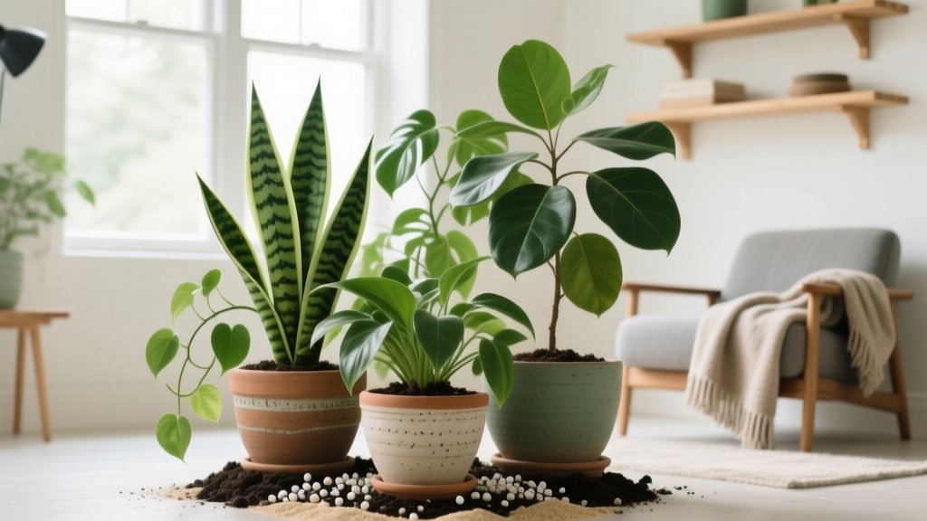Well-Drained Soil for Indoor Flowering Plants