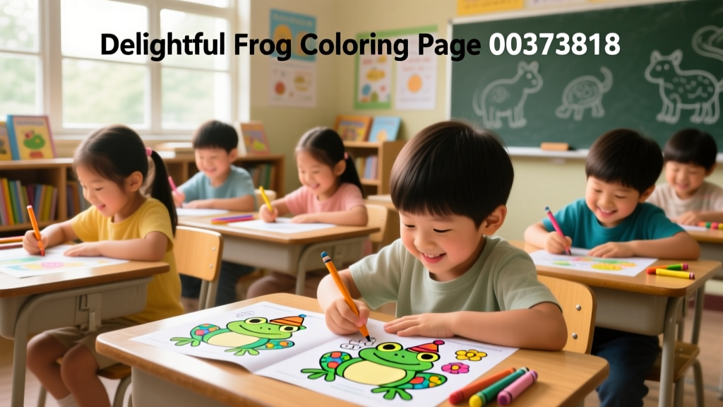 Delightful Frog Coloring Pages_00373818: A Developmentally Grounded Resource for Early Childhood Learning