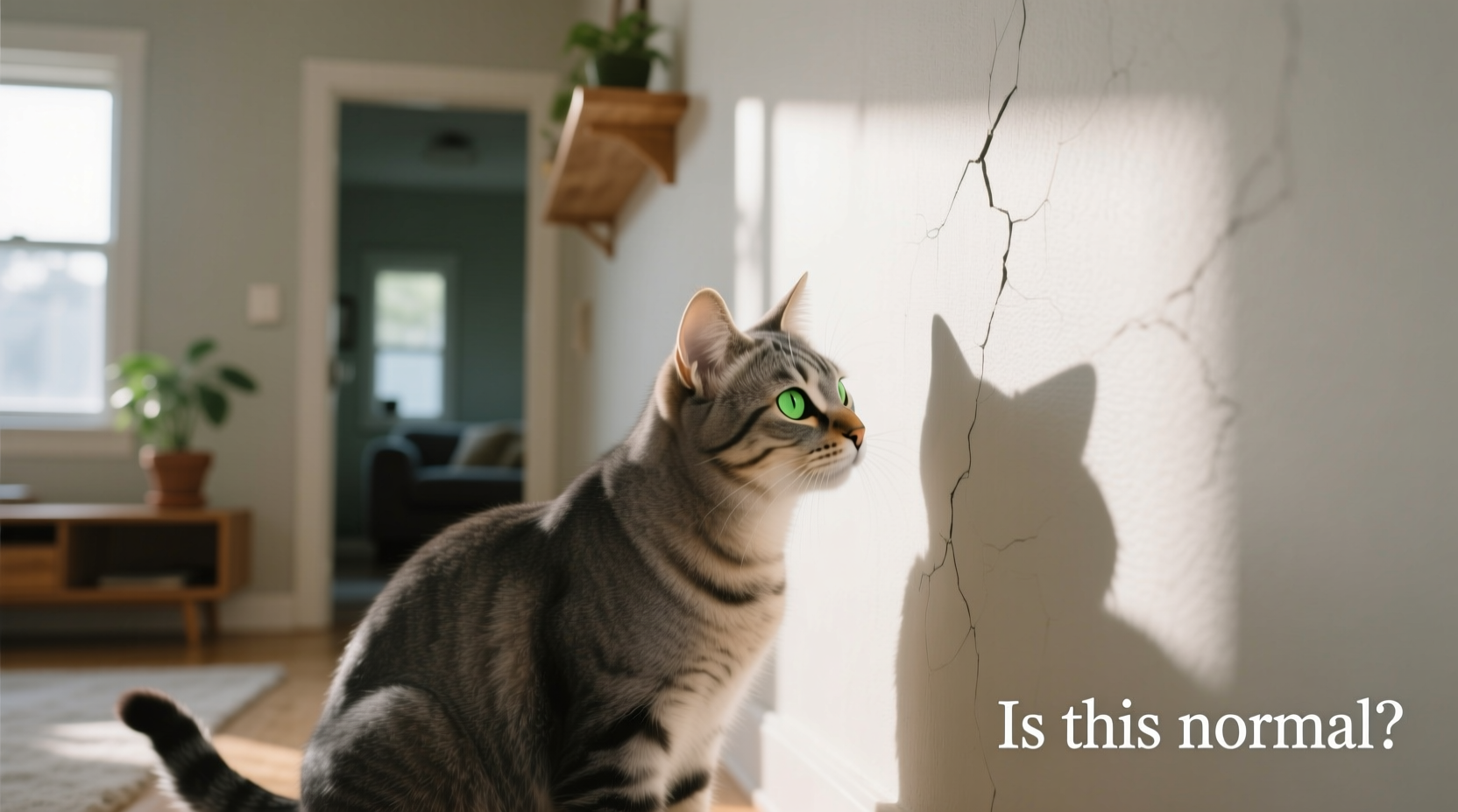 why does my cat stare at walls is it normal or a sign of concern