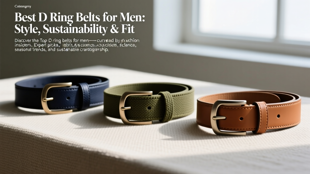 Best D Ring Belts for Men: Style, Sustainability & Fit