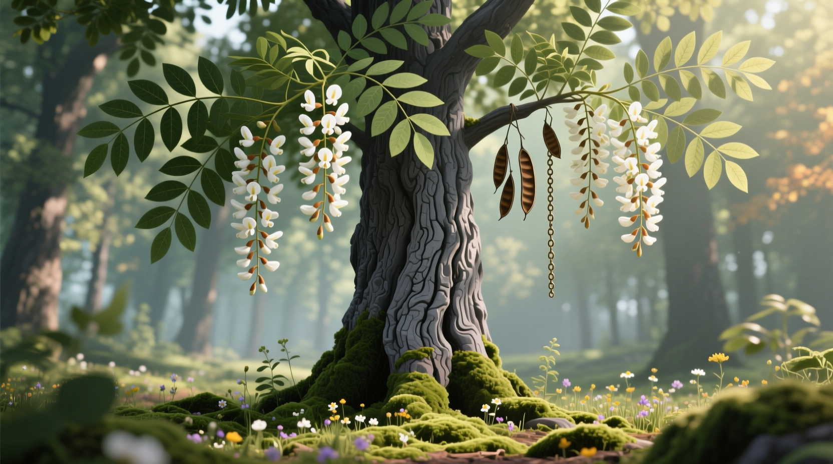 the north american common black locust