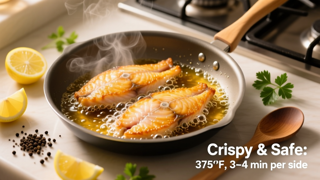 How to Deep Fry Frozen Fish Fillets (Safely & Crisply)