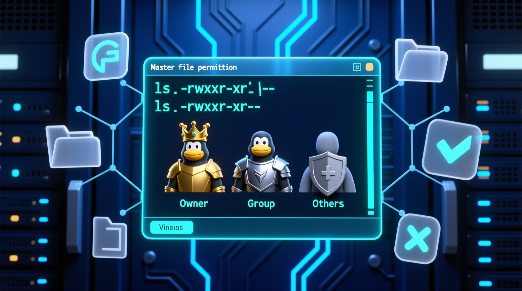 master file permissions in unix linux systems