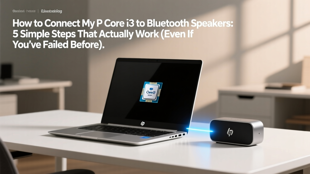 HP Core i3 Bluetooth Speaker Setup (2026)