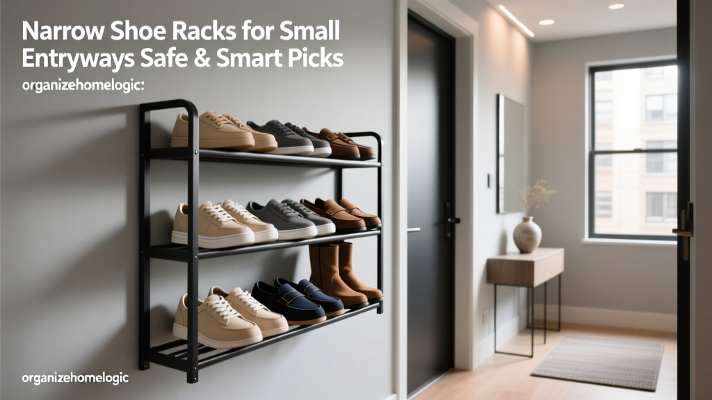 Narrow Shoe Racks for Small Entryways: Safe & Smart Picks
