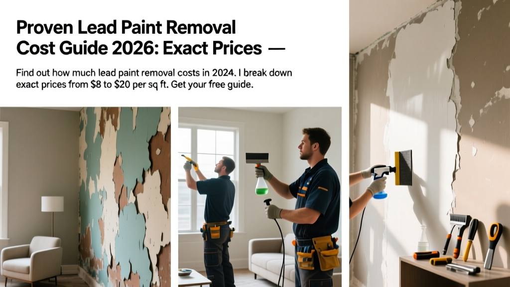 Proven Lead Paint Removal Cost Guide 2026: Exact Prices