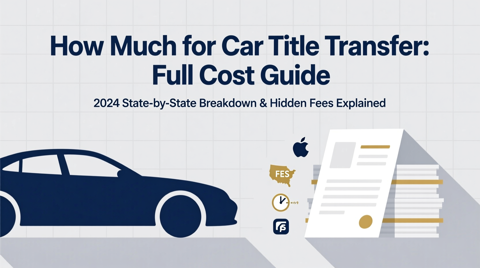 how much for car title transfer