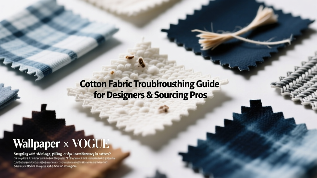 Cotton Fabric Troubleshooting Guide for Designers & Sourcing Pros