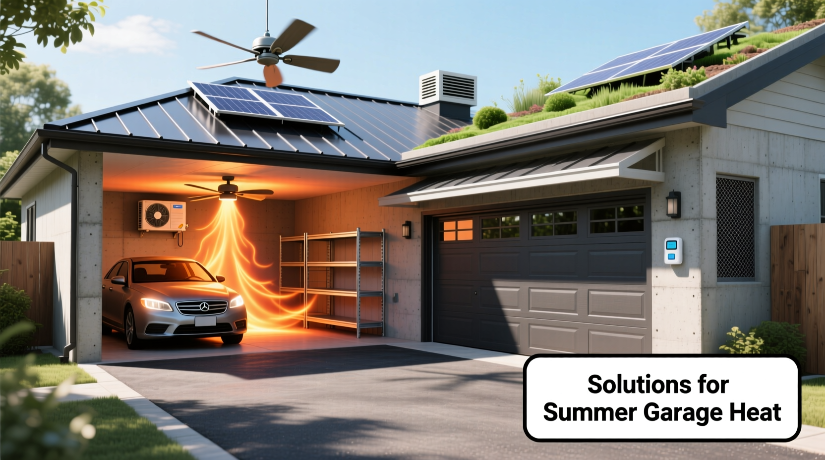 why does my garage get so hot in summer ventilation solutions