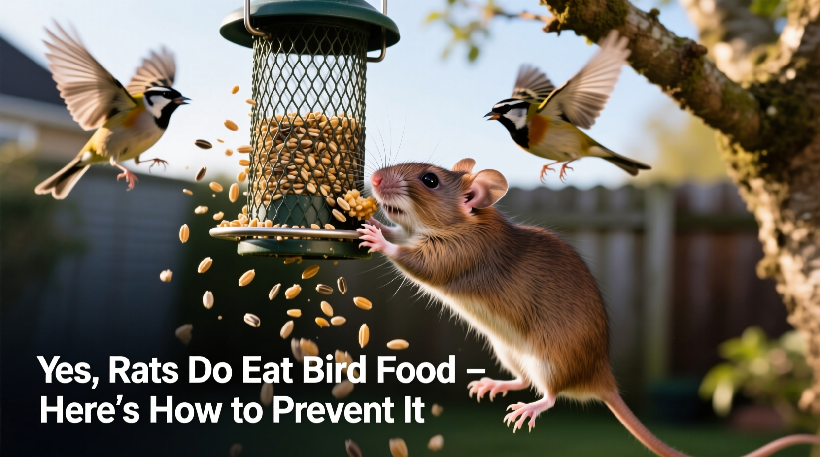 do rats eat bird food