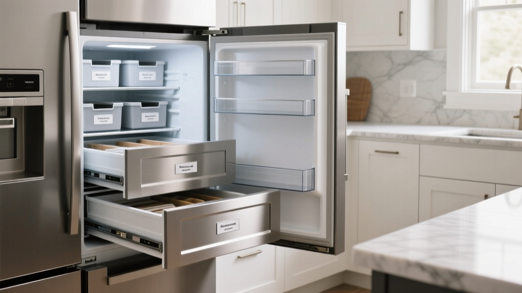 How to Install Pull Out Drawers in a Fridge
