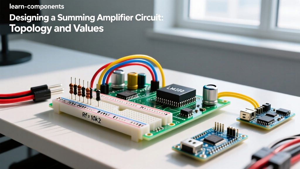 Designing a Summing Amplifier Circuit: Topology and Values