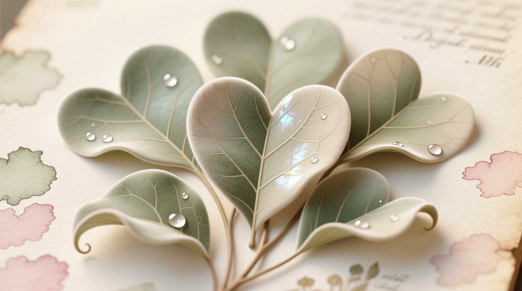 smooth heart shaped leaves