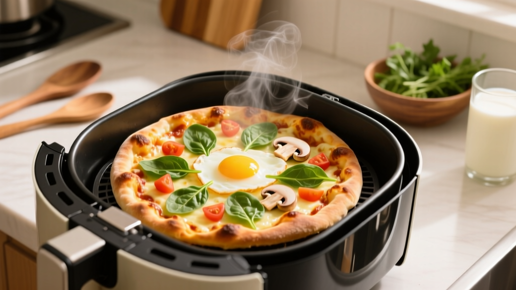 Air Fryer Egg Pizza: Crispy, Fluffy & Ready in 12 Minutes