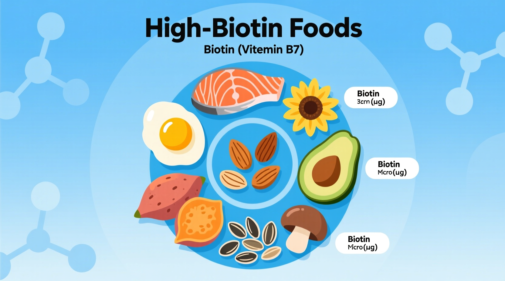 what foods are high in biotin