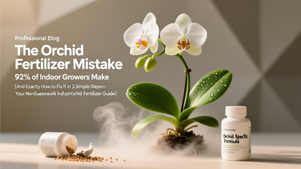 Orchid Fertilizer Guide: Fix Blooming & Root Burn (2026)