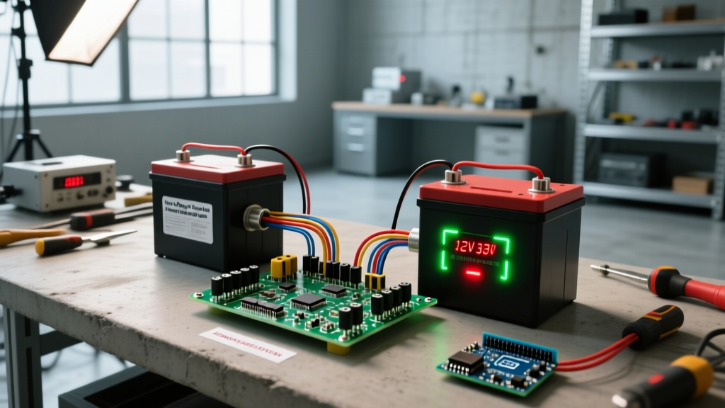 How to Design a Circuit Two Batteries for 12V Redundant UPS Power