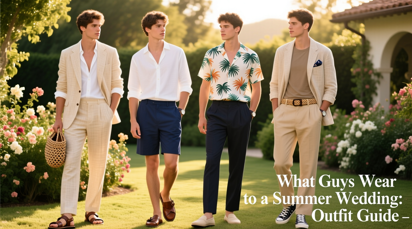 what guys wear to a summer wedding
