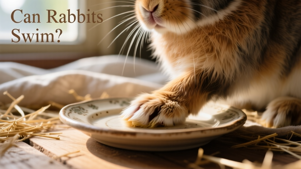 Close-up of a rabbit’s hind foot showing subtle webbing between toes